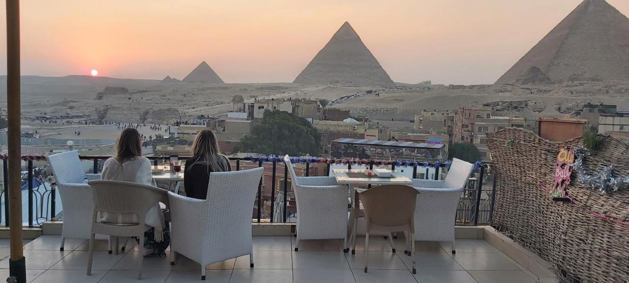 Golden Pyramids View Guest House Kafret el-Gabal Kültér fotó